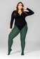 Moteriškos, elegantiškos, tamsiai žalios spalvos pėdkelnės QUEEN PLUS 50 den kaina ir informacija | Pėdkelnės | pigu.lt