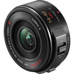 Panasonic Lumix G X Vario PZ 14-42mm f/3.5-5.6 ASPH, Juoda kaina ir informacija | Objektyvai | pigu.lt