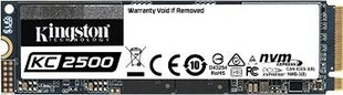 SSD|KINGSTON|KC2500|2TB|M.2|PCIE|NVMe|TLC|Įrašymo sparta 2900 MB/sec|skaitymo sparta 3500 MB/sec|3,5 mm|TBW 1200 TB|MTBF 2000000 valandų|SKC2500M8/200 kaina ir informacija | Vidiniai kietieji diskai (HDD, SSD, Hybrid) | pigu.lt