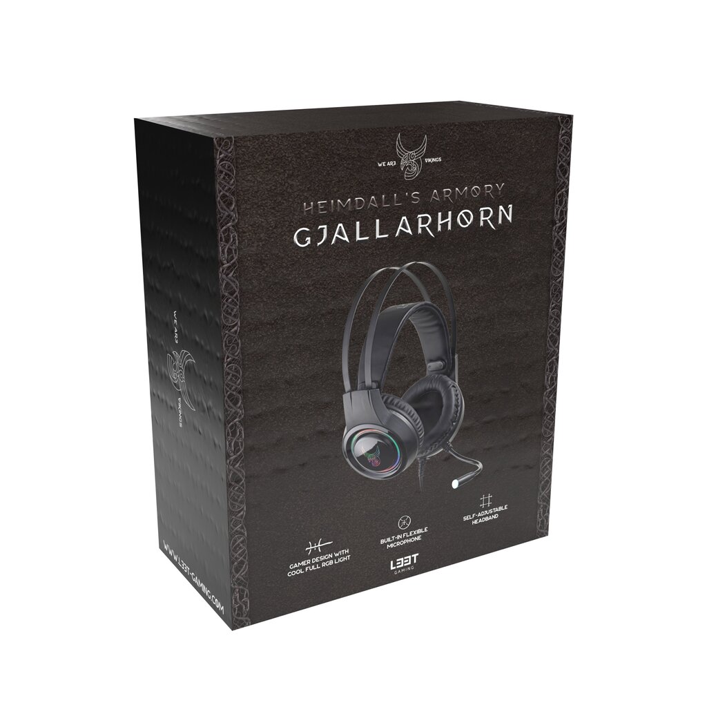 Ausinės Gjallarhorn – Gaming L33T GAMING VIKING цена и информация | Ausinės | pigu.lt