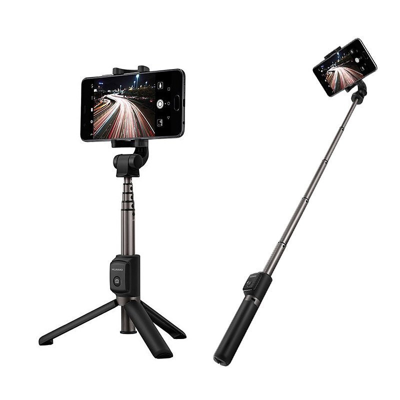Asmenukių lazda ("Selfie sticks") Asmenukių lazda Huawei AF15 Pro su  pulteliu ir trikojo funkcija juoda kaina | pigu.lt