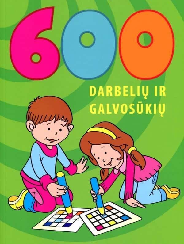 600 darbelių ir galvosūkių цена и информация | Lavinamosios knygos | pigu.lt