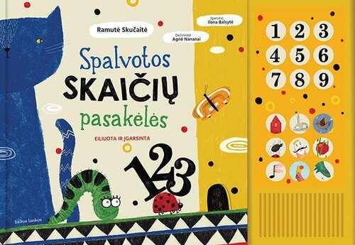Spalvotos skaičių pasakėlės (Eiliuota ir įgarsinta) цена и информация | Книги для малышей | pigu.lt