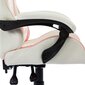 vidaXL Žaidimų kėdė, rožinės spalvos, dirbtinė oda kaina ir informacija | Biuro kėdės | pigu.lt
