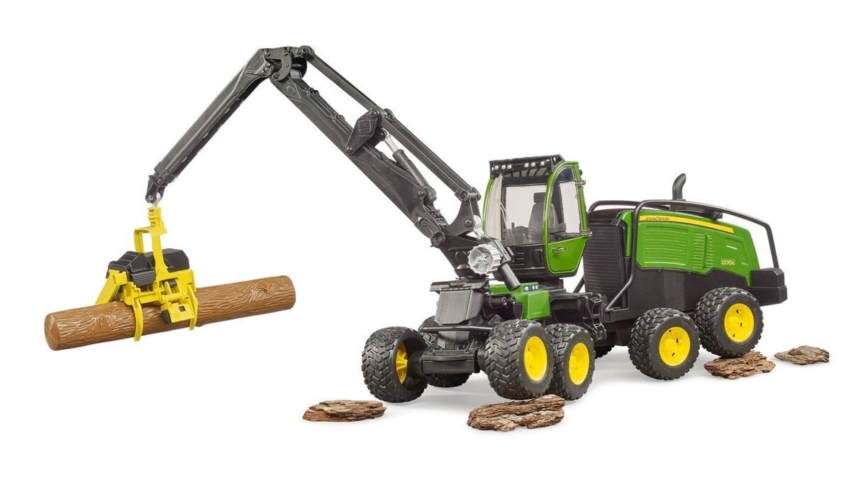 Лесозаготовительная машина харвестер John Deere 1270G с бревном, 02135 цена  | pigu.lt