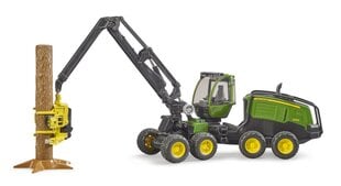 Лесозаготовительная машина харвестер John Deere 1270G с бревном, 02135 цена и информация | Игрушки для мальчиков | pigu.lt