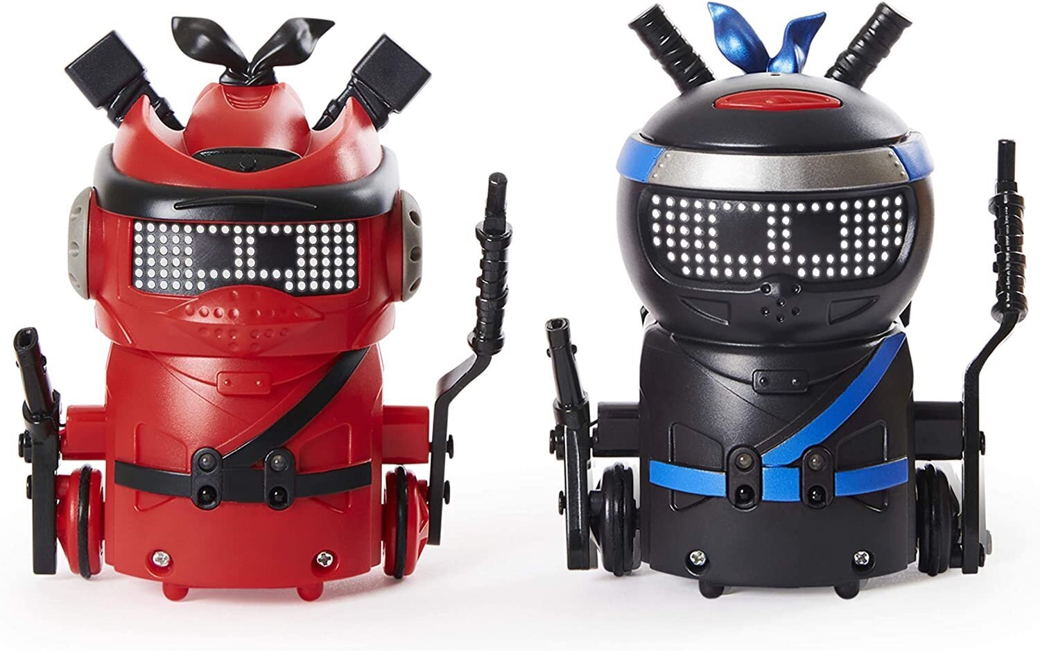 Kovojantys interaktyvus robotukai Spinmaster Ninja Bots 2 vnt., 6058493 kaina ir informacija | Žaislai berniukams | pigu.lt