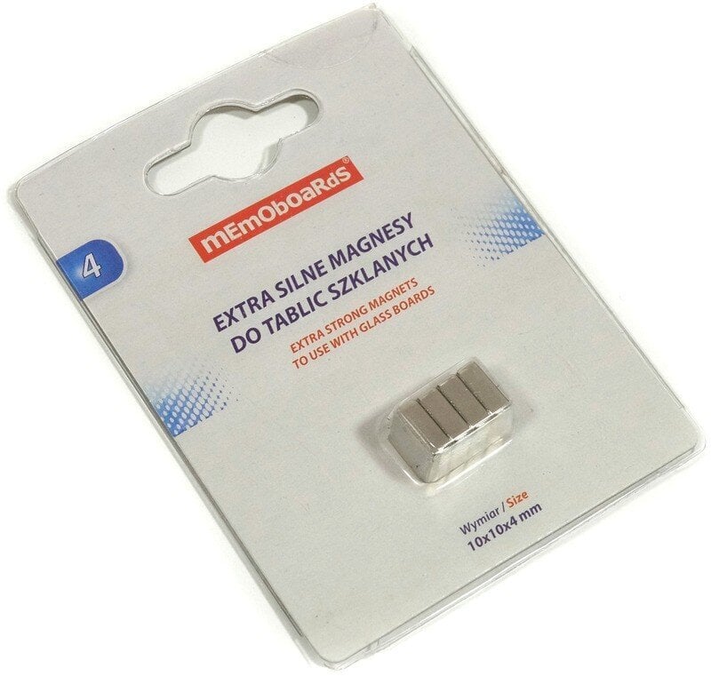 Metaliniai magnetai Memoboards, 4 vnt. цена и информация | Kanceliarinės prekės | pigu.lt