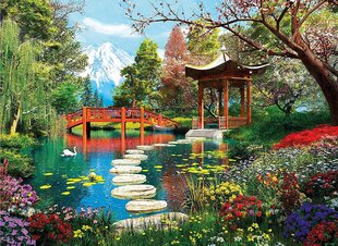 Пазл Clementoni High Quality Fuji Garden, 1000 деталей цена и информация | Пазлы | pigu.lt