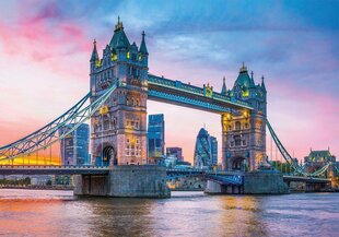 Головоломка Clementoni High Quality Tower Bridge Sunset 1500 д. цена и информация | Пазлы | pigu.lt