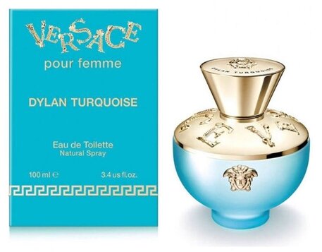 Tualetinis vanduo Versace Dylan Turquoise EDT moterims, 100 ml kaina ir informacija | Kvepalai moterims | pigu.lt