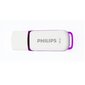 PHILIPS USB 2.0 USB ATMINTINĖ SNOW EDITION (VIOLETAS) 64GB цена и информация | USB laikmenos | pigu.lt