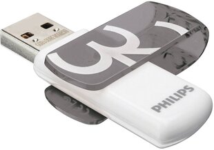 USB флешка Philips FM32FD85B/10 32GB USB 2.0 Pico Edition Grey цена и информация | USB накопители | pigu.lt