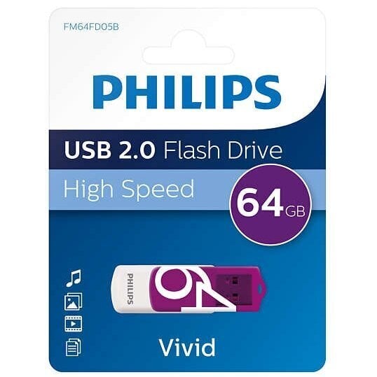 Philips USB laikmena, 64GB kaina ir informacija | USB laikmenos | pigu.lt