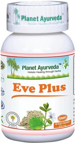 Maisto papildas Planet Ayurveda Eve Plus, 60 kapsulių kaina ir informacija | Vitaminai, maisto papildai, preparatai gerai savijautai | pigu.lt