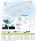 LED IP65 šviestuvas G.LUX GWP-LED-18W kaina ir informacija | Lubiniai šviestuvai | pigu.lt