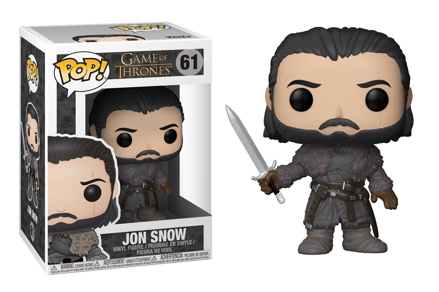 Funko POP! TV Got S8 Jon Snow Beyond the Wall kaina ir informacija | Žaidėjų atributika | pigu.lt