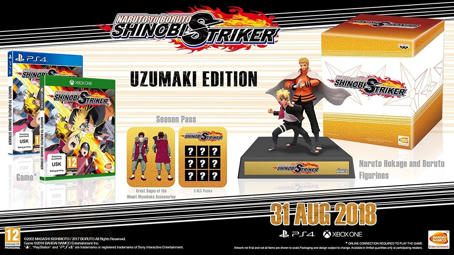 Xbox One Naruto To Boruto: Shinobi Striker Collector's Uzumaki Edition kaina ir informacija | Kompiuteriniai žaidimai | pigu.lt