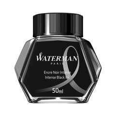 Rašalas Waterman 50 ml, juodas kaina ir informacija | Rašymo priemonės | pigu.lt