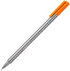Rašiklis Staedtler Triplus Fineliner, 0.3 mm, oranžinis kaina ir informacija | Rašymo priemonės | pigu.lt