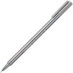 Rašiklis Staedtler Triplus Fineliner, 0.3 mm, šviesiai pilkas цена и информация | Письменные принадлежности | pigu.lt