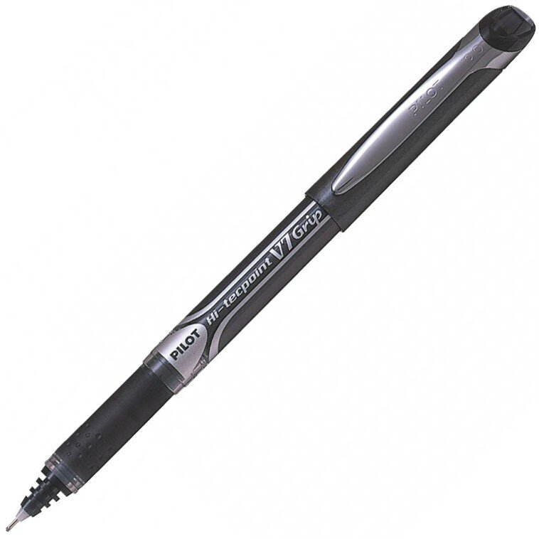 Rašiklis Pilot Hi-Tecpoint V7 Grip, 0.5 mm, juodas цена и информация | Rašymo priemonės | pigu.lt
