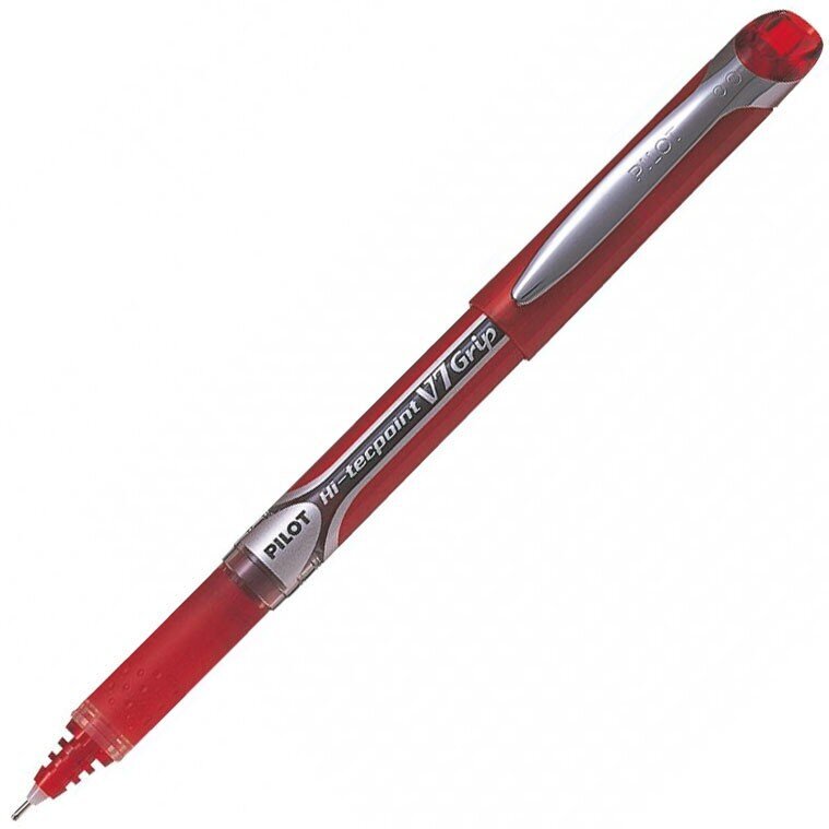 Rašiklis Pilot Hi-Tecpoint V7 Grip, 0.7 mm, raudonas цена и информация | Rašymo priemonės | pigu.lt