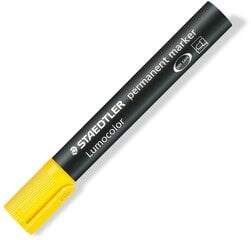 Permanentinis žymeklis Staedtler Lumcolor, 2-5 mm, geltonas цена и информация | Письменные принадлежности | pigu.lt