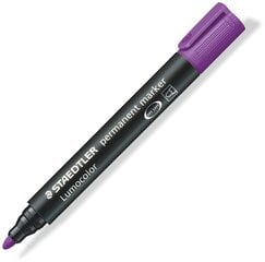 Permanentinis žymeklis Staedtler Lumcolor, apvali galvutė, 2-5 mm, violetinis цена и информация | Письменные принадлежности | pigu.lt