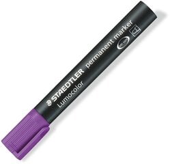 Permanentinis žymeklis Staedtler Lumcolor, kirsta galvutė, 2-5 mm, violetinis цена и информация | Письменные принадлежности | pigu.lt