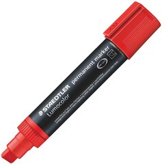 Permanentinis žymeklis Staedtler Lumcolor Big, kirsta galvutė, 2-12 mm, raudonas цена и информация | Письменные принадлежности | pigu.lt