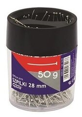 Smeigtukai - adatėlės magnetinėje dėžutėje Grand, 28 mm, 50 g kaina ir informacija | Kanceliarinės prekės | pigu.lt