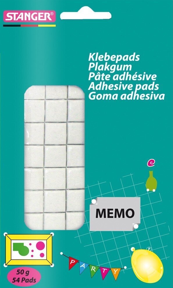 Montavimo kvadratėliai Stanger, 54 vnt. цена и информация | Kanceliarinės prekės | pigu.lt