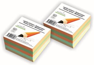 Листы для заметок SMLT, 90x90 мм, цветные, 500 листов цена и информация | Тетради и бумажные товары | pigu.lt