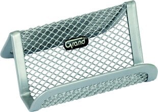 Vizitinių kortelių stovelis Grand GR-340, sidabrinės sp. kaina ir informacija | Kanceliarinės prekės | pigu.lt