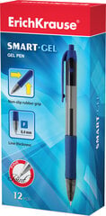 Automatinis gelinis rašiklis Erich Krause SMART GEL, 0.5 mm, mėlynas цена и информация | Письменные принадлежности | pigu.lt