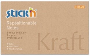 Lipnūs lapeliai Stick´N Kraft, 76x127 mm, 100 lapelių kaina ir informacija | Sąsiuviniai ir popieriaus prekės | pigu.lt