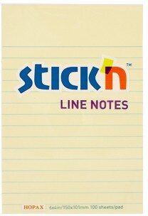 Lipnūs lapeliai Stick´N Line Notes, 150x101 mm, 100 lapelių kaina ir informacija | Sąsiuviniai ir popieriaus prekės | pigu.lt