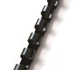 Пластиковые спирали для переплета, 10мм, 100шт, цвет черный цена и информация | Канцелярские товары | pigu.lt