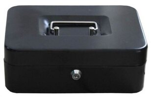 Коробка для денег Forpus, 250 x 170 x 75 мм, черная цена и информация | Сейфы | pigu.lt