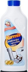 Kurmis kanalizacijos vamzdžių valiklis, 500 ml kaina ir informacija | Valikliai | pigu.lt