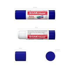 Клей-карандаш ErichKrause® Extra, 8г цена и информация | Канцелярские товары | pigu.lt