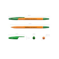 Tušinukas Erich Krause R-301 Orange, 0.7 mm, žalias цена и информация | Письменные принадлежности | pigu.lt