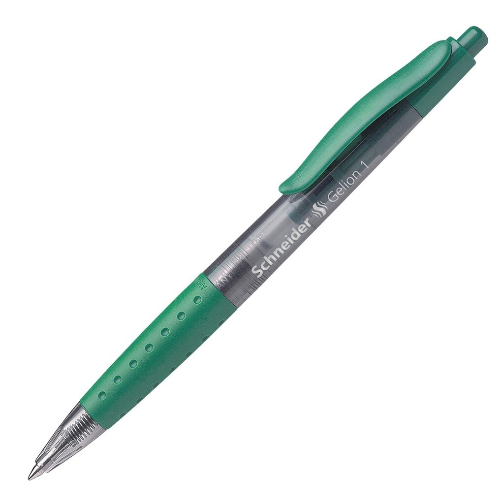 Automatinis gelinis rašiklis Schneider Gelion 1, 0.4 mm, žalias kaina ir informacija | Rašymo priemonės | pigu.lt