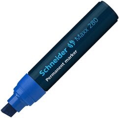 Permanentinis žymeklis Schneider Maxx 280, kirsta galvutė, 4-12 mm, mėlynas kaina ir informacija | Rašymo priemonės | pigu.lt