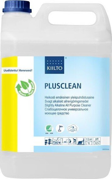 Kiilto ekologiškas universalus grindų ploviklis Plusclean, koncentruotas, 5 l kaina ir informacija | Valikliai | pigu.lt