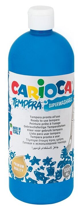 Guašas Carioca, 1000 ml, žydras цена и информация | Piešimo, tapybos, lipdymo reikmenys | pigu.lt