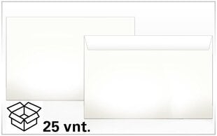 Конверты C4 с отрывной полосой, 229x324 мм, 25 шт. цена и информация | Конверты, открытки | pigu.lt