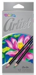 Spalvoti pieštukai Colorino Artist, 12 spalvų kaina ir informacija | Piešimo, tapybos, lipdymo reikmenys | pigu.lt