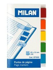 Lipnūs indeksai Milan 12x45 mm, 5 x 20 vnt. kaina ir informacija | Kanceliarinės prekės | pigu.lt